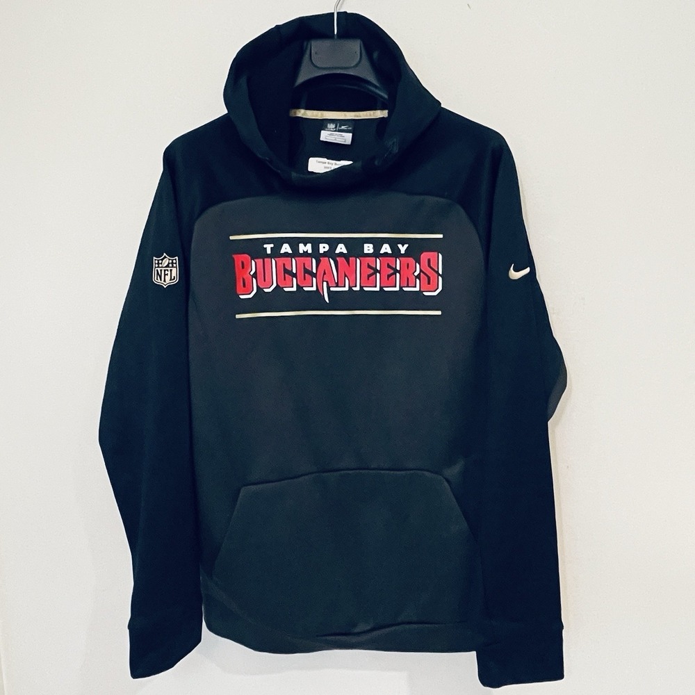 NFL Tampa Bay Buccaneers Nike Team Issued On-Field Hoodie Men's Large Mike Biehl